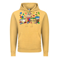Vintage Mustard autism awareness day coffee cups Vintage Hoodie - MaliasSmallBusiness