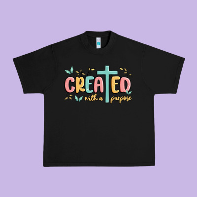 Created With A Purpose Urban Heavy Tee Designed By Maliassmallbusiness