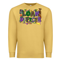 Antique Gold loan officer mardi gras cowgirl Premium Sweatshirt - CowGirlArtShop