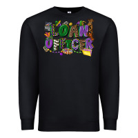 Black loan officer mardi gras cowgirl Premium Sweatshirt - CowGirlArtShop