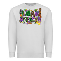 Dove Grey loan officer mardi gras cowgirl Premium Sweatshirt - CowGirlArtShop