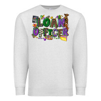 Oatmeal Heather loan officer mardi gras cowgirl Premium Sweatshirt - CowGirlArtShop