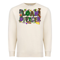 Sandshell loan officer mardi gras cowgirl Premium Sweatshirt - CowGirlArtShop