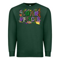 Sports Green loan officer mardi gras cowgirl Premium Sweatshirt - CowGirlArtShop