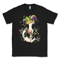 Black mardi gras cow Classic Tee - MaliasSmallBusiness