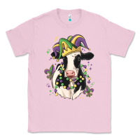 Bubblegum Pink mardi gras cow Classic Tee - MaliasSmallBusiness