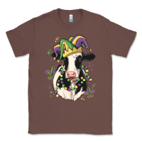 Chestnut mardi gras cow Classic Tee - MaliasSmallBusiness