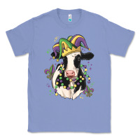 Colony Blue mardi gras cow Classic Tee - MaliasSmallBusiness