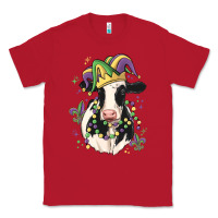 Red mardi gras cow Classic Tee - MaliasSmallBusiness