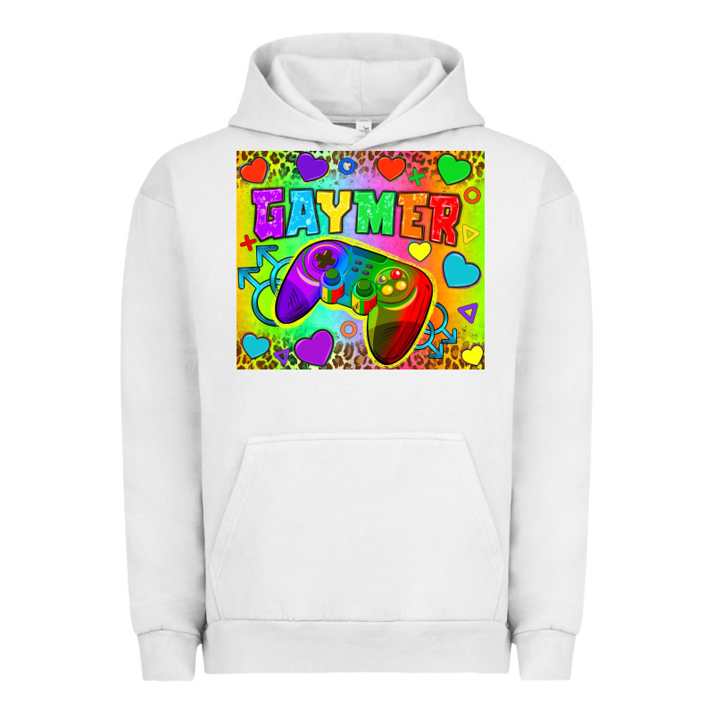 Lgbtq+ Gaymer With Hearts Tumbler Urban Hoodie by BundleAndBundleShop | Teevron