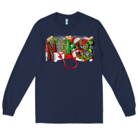 Navy nurse christmas Long Sleeve Tee - MaliasSmallBusiness