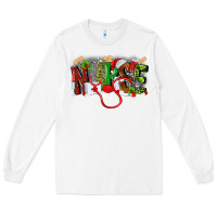 White nurse christmas Long Sleeve Tee - MaliasSmallBusiness