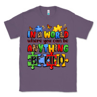 Lavender in a world where you can be anything be kind Classic Tee - JahusDesignShop