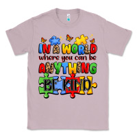 Lilac in a world where you can be anything be kind Classic Tee - JahusDesignShop