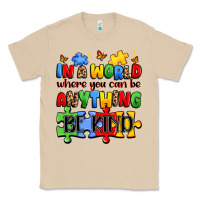 Mushroom in a world where you can be anything be kind Classic Tee - JahusDesignShop
