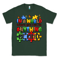 Sports Green in a world where you can be anything be kind Classic Tee - JahusDesignShop