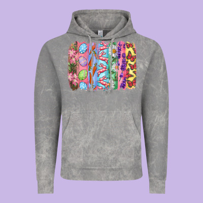 Easter Brushstrokes Vintage Hoodie Designed By Ranaportraitstore