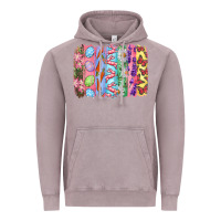 Vintage Zinc Easter Brushstrokes Vintage Hoodie - RanaPortraitStore