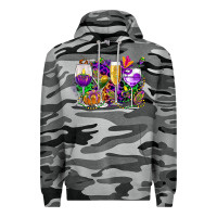 Slate Camo mardi gras wine glasses cowgirl Premium Hoodie - CowGirlArtShop