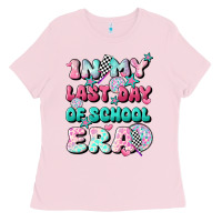 Bubblegum Pink in my last day of school era Ladies Tee - JahusDesignShop