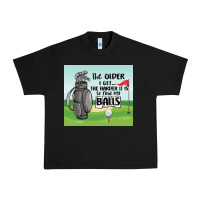 Black funny golf Urban Heavy Tee - MaliasSmallBusiness