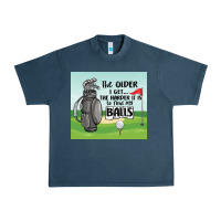 Midnight Navy funny golf Urban Heavy Tee - MaliasSmallBusiness