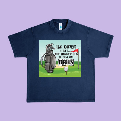 Funny Golf Urban Heavy Tee Designed By Maliassmallbusiness