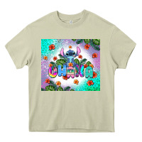 Mossy ohana stitch Heavy Core Tee - AdoDesignShop