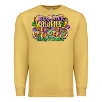 Antique Gold king cake calories dont count Premium Sweatshirt - CowGirlArtShop