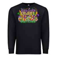 Black king cake calories dont count Premium Sweatshirt - CowGirlArtShop