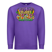 Purple king cake calories dont count Premium Sweatshirt - CowGirlArtShop