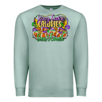 Seafoam king cake calories dont count Premium Sweatshirt - CowGirlArtShop