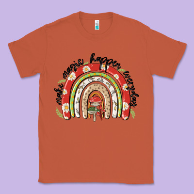 Make Magic Happen Everyday Classic Tee Designed By Maliassmallbusiness