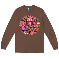 Chestnut pink merry christmas Long Sleeve Tee - MaliasSmallBusiness