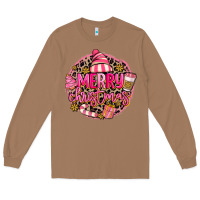 Toasted Coconut pink merry christmas Long Sleeve Tee - MaliasSmallBusiness