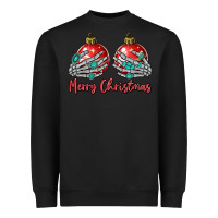Black merry christmas Heavyweight Sweatshirt - MaliasSmallBusiness