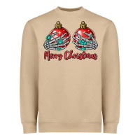 Mushroom merry christmas Heavyweight Sweatshirt - MaliasSmallBusiness