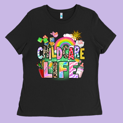Childcare Life Ladies Tee Designed By Adodesignshop