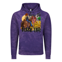 Cloud Purple livin the rural life Vintage Hoodie - MaliasSmallBusiness