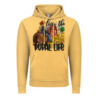 Vintage Mustard livin the rural life Vintage Hoodie - MaliasSmallBusiness
