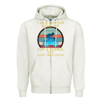Oatmeal Heather I Am A Mountain Biking Dad Zipper Hoodie - Bettercallsaul