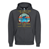 Smoke I Am A Mountain Biking Dad Zipper Hoodie - Bettercallsaul