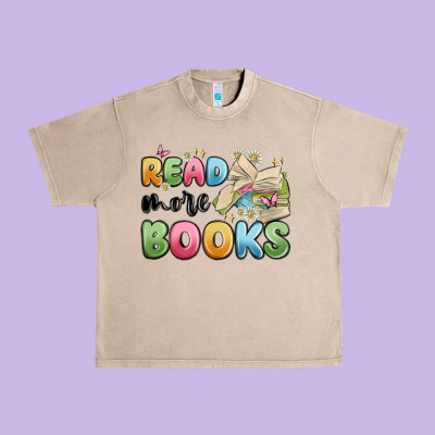 Read More Books Urban Heavy Tee Designed By Maliassmallbusiness