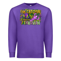 Purple im catchin if youre throwin Premium Sweatshirt - CowGirlArtShop