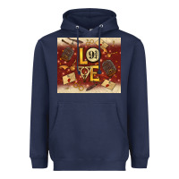 Navy wizard love Heavyweight Hoodie - TumblerDesignByShophia