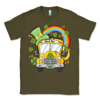 Army Green st. patrick's day school bus Classic Tee - MaliasSmallBusiness