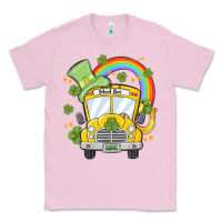 Bubblegum Pink st. patrick's day school bus Classic Tee - MaliasSmallBusiness