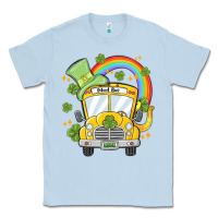 Dusty Blue st. patrick's day school bus Classic Tee - MaliasSmallBusiness