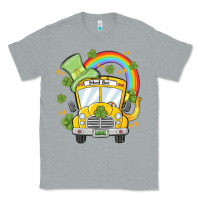 Heather Grey st. patrick's day school bus Classic Tee - MaliasSmallBusiness