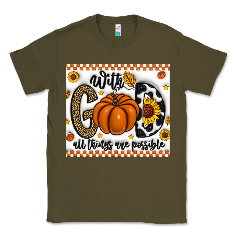 With God All Things Are Possible Classic Tee by CowhideDigitalArt | Teevron
